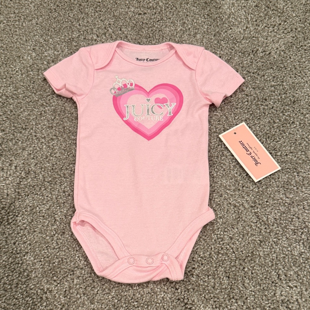 Brand new little girls juicy couture onesie
